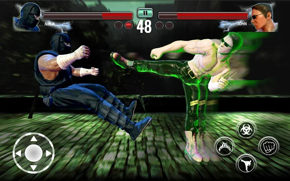 Ninja Games Fighting: Kung Fu [MOD: безлимитные деньги и урон] Screenshot 2