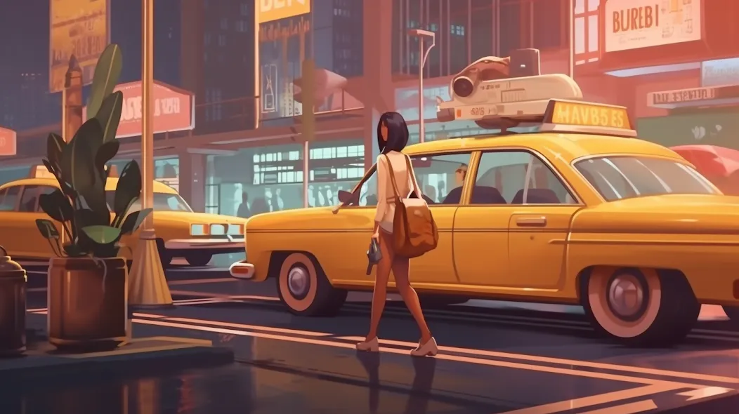 Taxi Driver - Crazy Taxi Games [MOD: безлимитные деньги и топливо] Screenshot 1