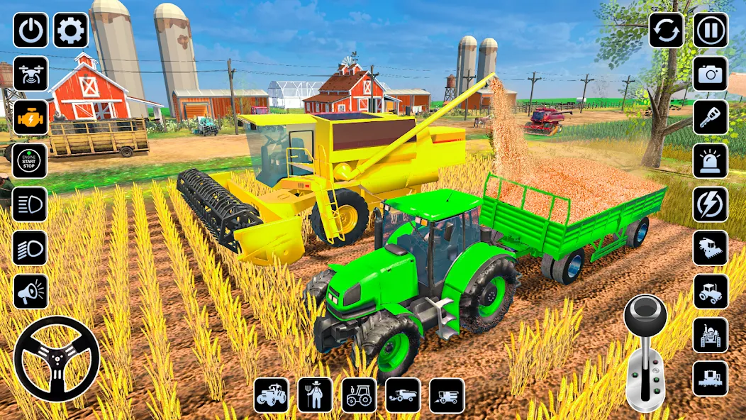 Farming Games &amp; Tractor Games [MOD: безлимитные деньги и техника] Screenshot 4