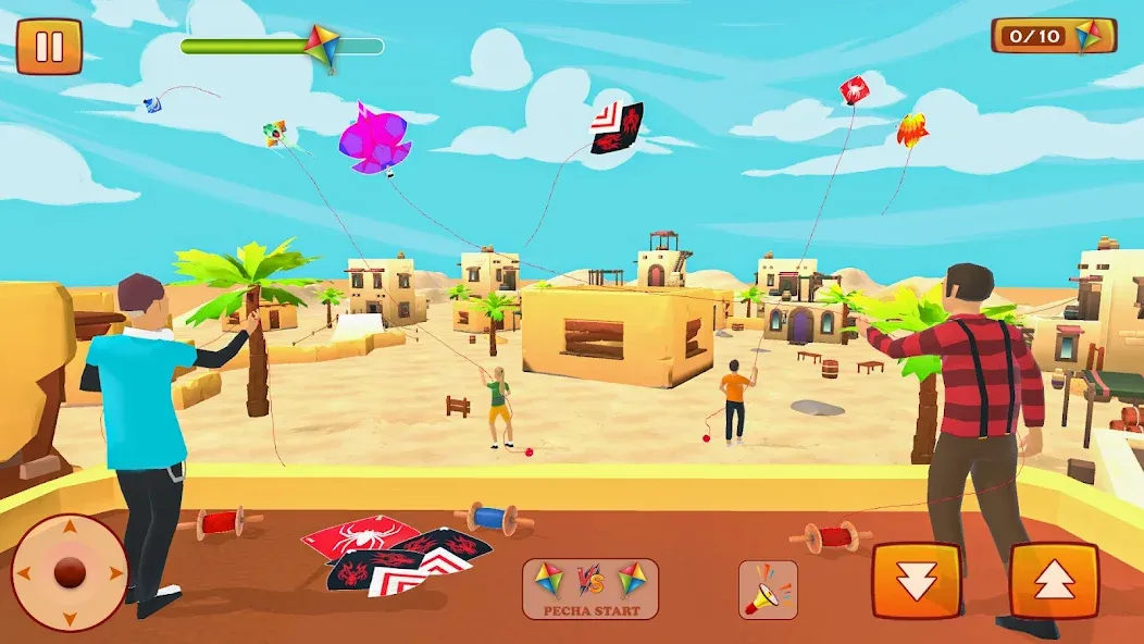 Kite Game: Kite Flying Game 3D [MOD: без рекламы и все уровни открыты] Screenshot 2