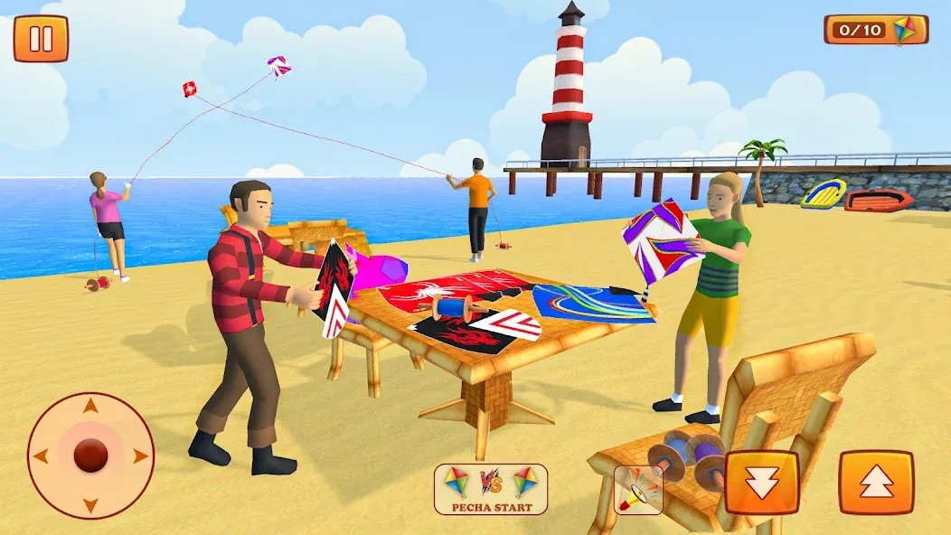 Kite Game: Kite Flying Game 3D [MOD: без рекламы и все уровни открыты] Screenshot 3