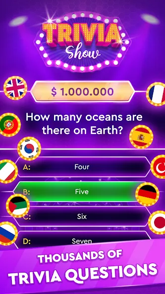 Trivia Show: TV Word Quiz Game [MOD: открыты все вопросы и подсказки] Screenshot 1