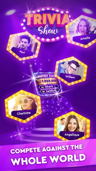 Trivia Show: TV Word Quiz Game [MOD: открыты все вопросы и подсказки] Screenshot 2