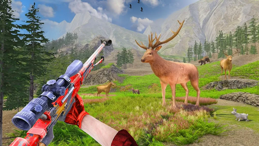 Animal Hunting -Shooting Games [MOD: безлимитные патроны и открыто всё] Screenshot 3