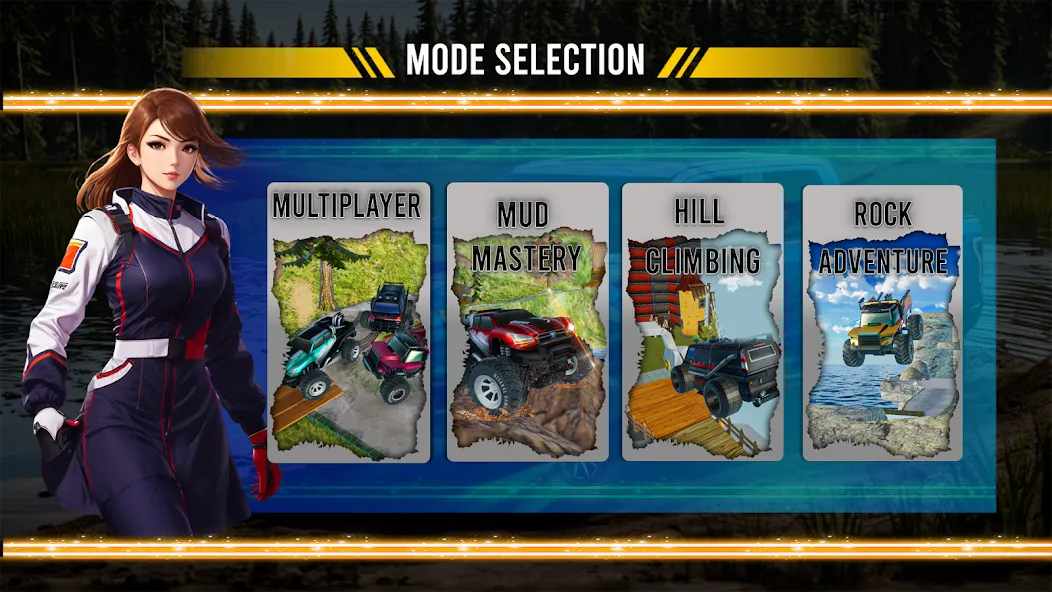 Mountain Climb 4x4 Car Games [MOD: безлимитные деньги и топливо] Screenshot 3
