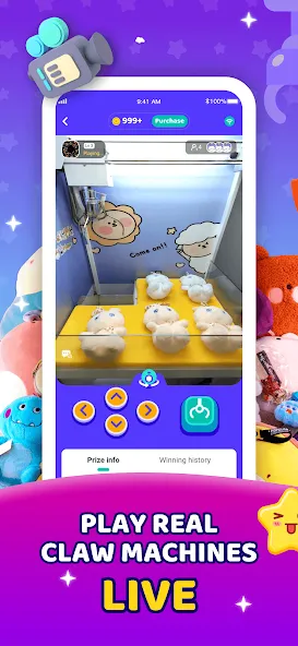 Claw Eden - Real Claw Machine [MOD: безлимитные монеты и призы] Screenshot 1