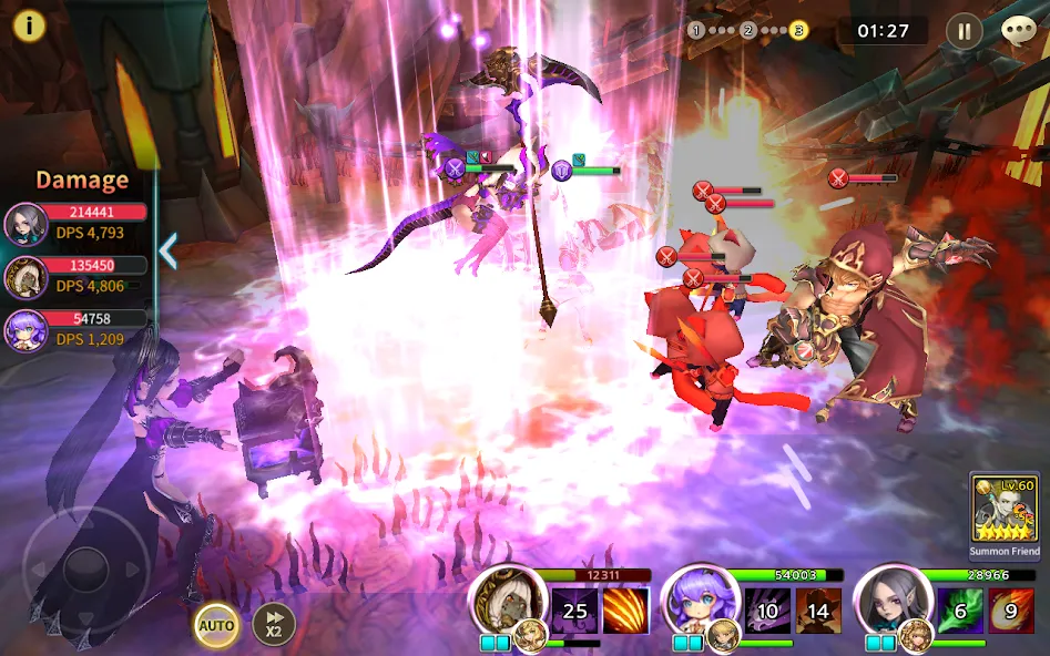 Soul Seeker: Six Knights [MOD: безлимитные деньги и усиленные герои] Screenshot 5