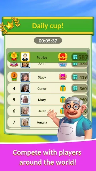 Crocword: Crossword Puzzle [MOD: открыты все уровни и подсказки] Screenshot 2