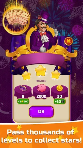 Circus Words: Magic Puzzle [MOD: без рекламы и подсказки доступны] Screenshot 1