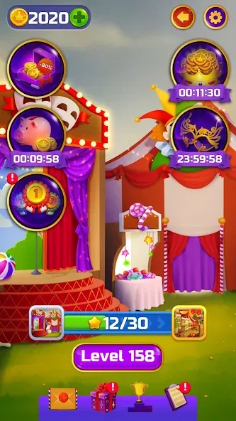 Circus Words: Magic Puzzle [MOD: без рекламы и подсказки доступны] Screenshot 5