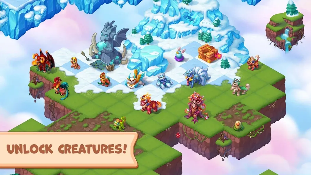 Mergest Kingdom: Merge game [MOD: безлимитные ресурсы и ускоренное строительство] Screenshot 3
