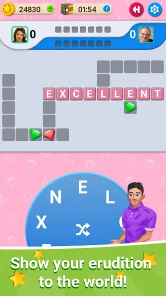 Crossword Online: Word Cup [MOD: безлимитные подсказки и монеты] Screenshot 1