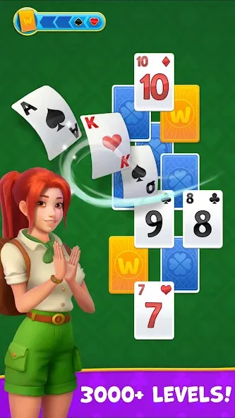 Kings &amp; Queens: Solitaire Game [MOD: без рекламы и много подсказок] Screenshot 1