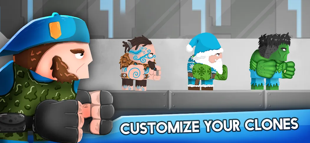 Clone Armies: Battle Game [MOD: безлимитные деньги и патроны] Screenshot 2