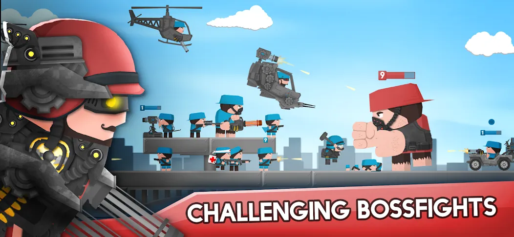 Clone Armies: Battle Game [MOD: безлимитные деньги и патроны] Screenshot 4