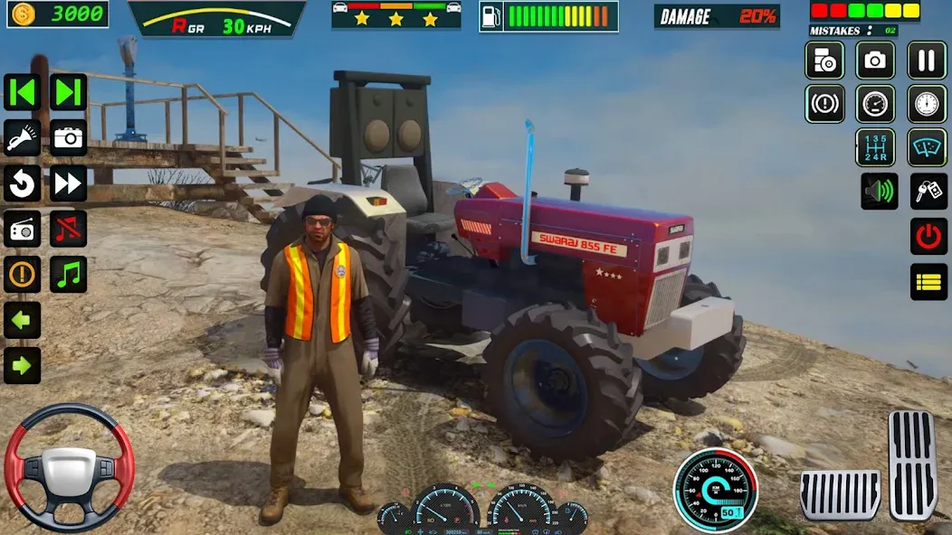 US Tractor Farming Games 3d [MOD: безлимитные деньги и топливо] Screenshot 3