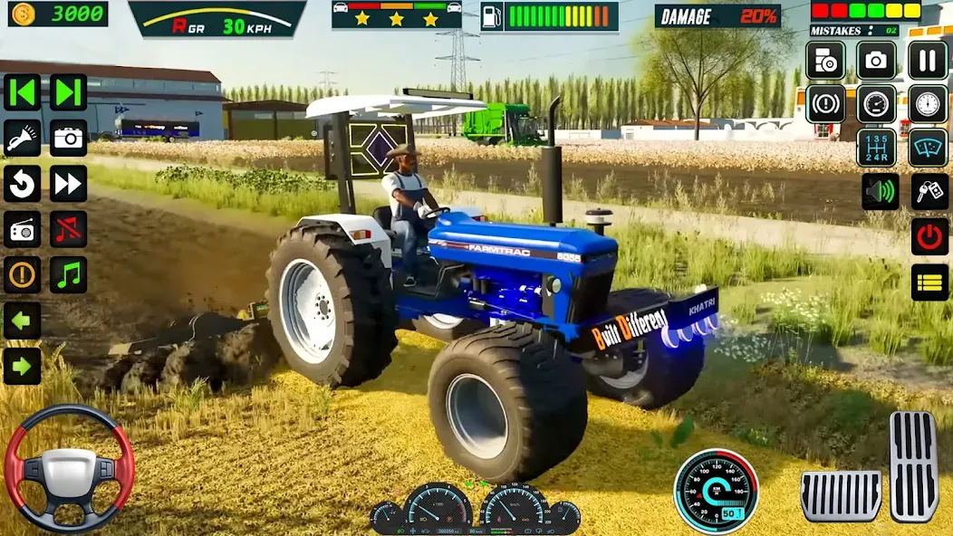 US Tractor Farming Games 3d [MOD: безлимитные деньги и топливо] Screenshot 5