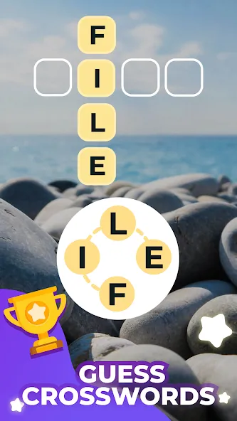Word Line: Crossword Adventure [MOD: безлимитные подсказки и открыты уровни] Screenshot 3
