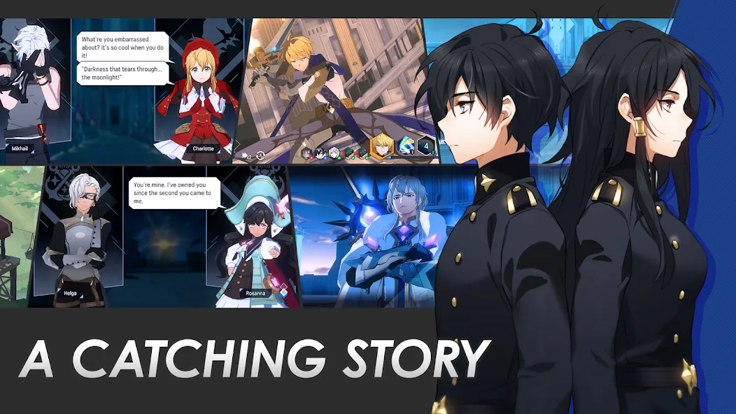 Lord of Heroes: anime games [MOD: много ресурсов и усиленные герои] Screenshot 1