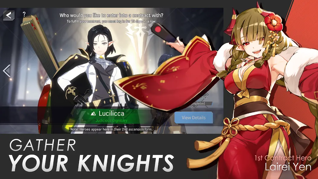 Lord of Heroes: anime games [MOD: много ресурсов и усиленные герои] Screenshot 3