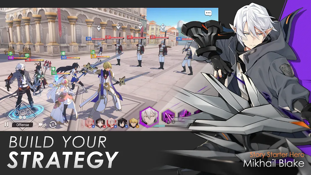 Lord of Heroes: anime games [MOD: много ресурсов и усиленные герои] Screenshot 4