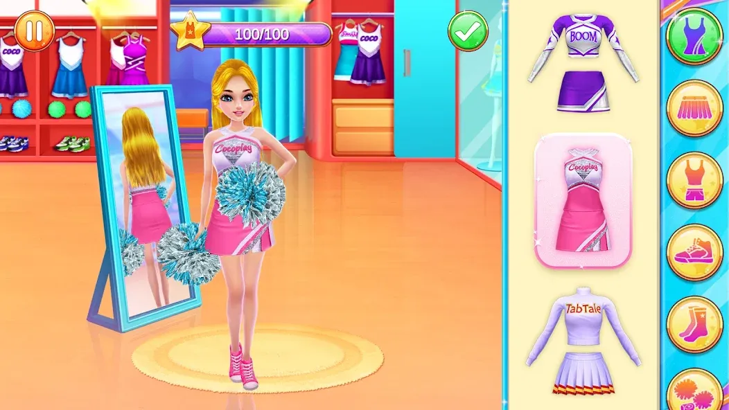 Cheerleader Champion Dance Now [MOD: открыты все танцевальные костюмы] Screenshot 1