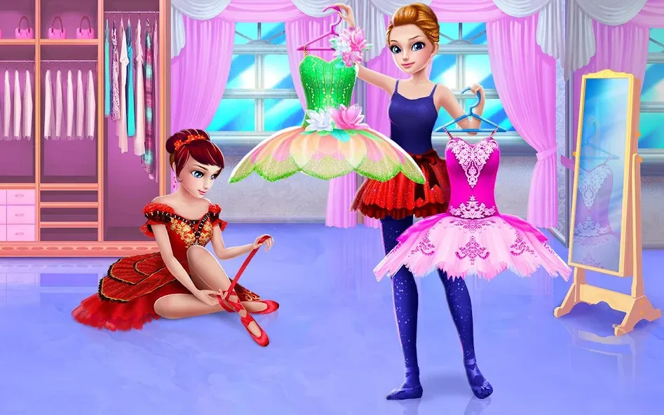 Pretty Ballerina - Girl Game [MOD: открыты все наряды и уровни] Screenshot 3