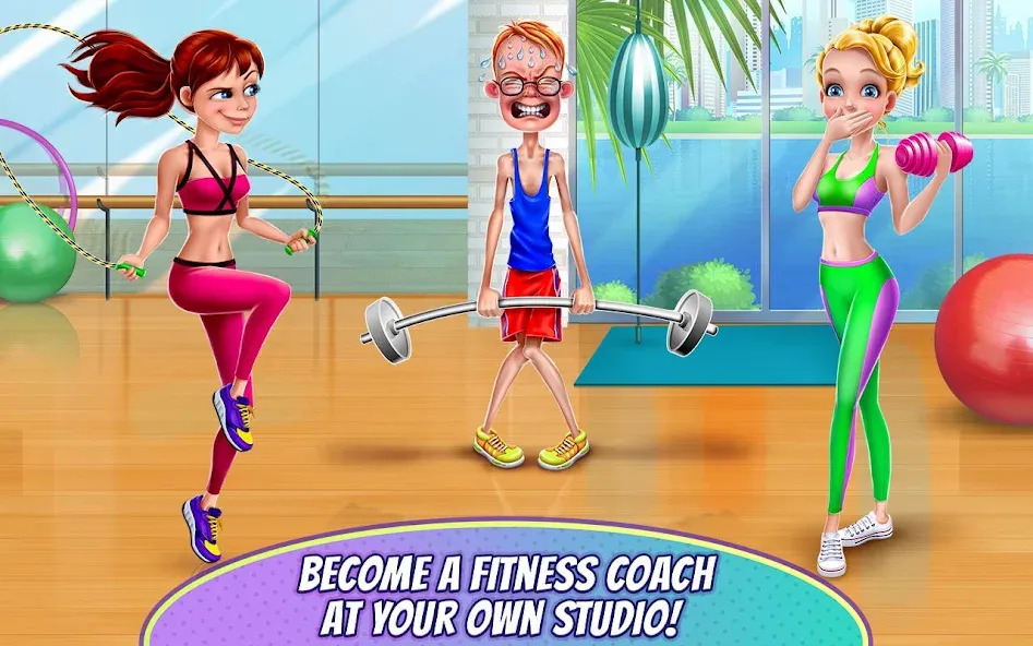 Fitness Girl - Dance &amp; Play [MOD: безлимитные монеты и все танцы открыты] Screenshot 2