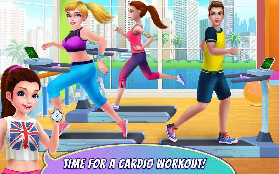 Fitness Girl - Dance &amp; Play [MOD: безлимитные монеты и все танцы открыты] Screenshot 5