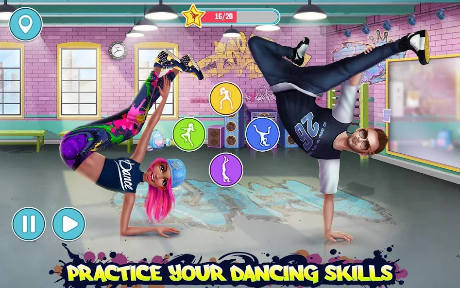 Hip Hop Battle - Girls vs Boys [MOD: безлимитные деньги и все наряды] Screenshot 3