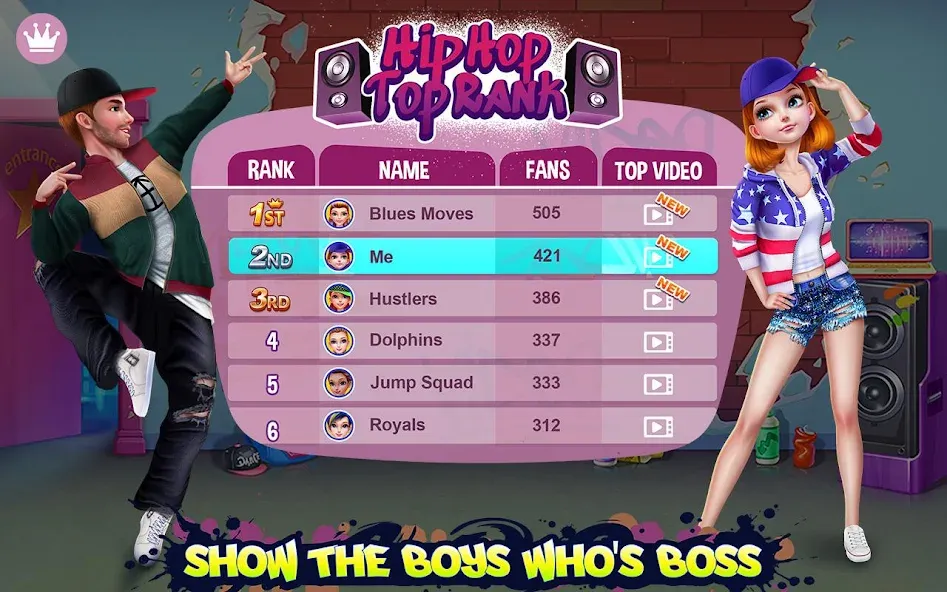 Hip Hop Battle - Girls vs Boys [MOD: безлимитные деньги и все наряды] Screenshot 5
