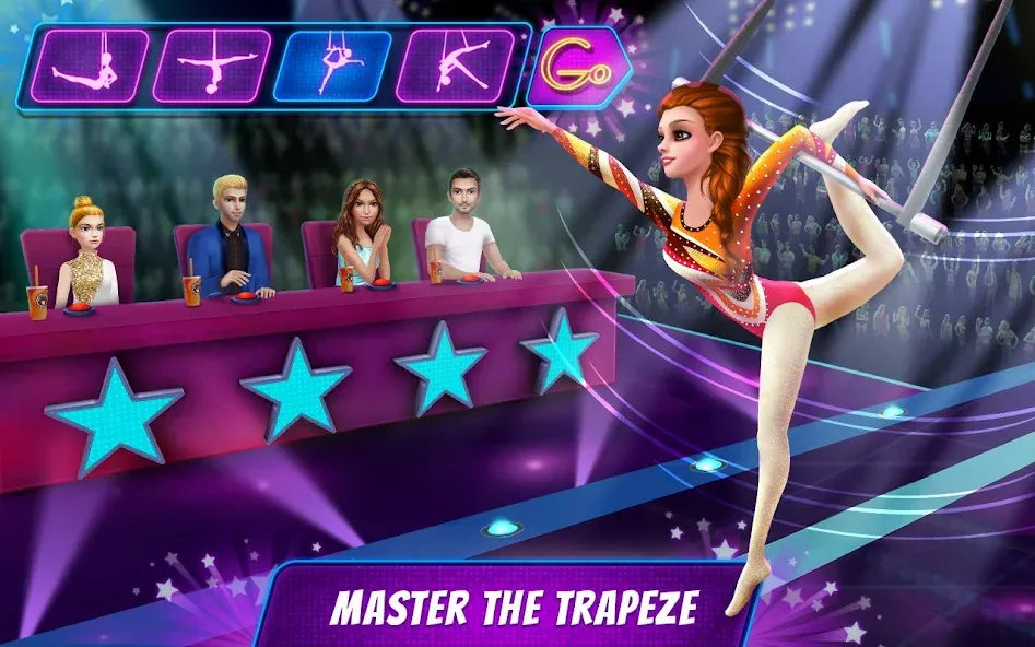 Acrobat Star Show - Girl Power [MOD: безлимитные деньги и все костюмы] Screenshot 5