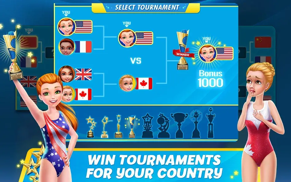 Rhythmic Gymnastics Dream Team [MOD: безлимитные деньги и энергия] Screenshot 3