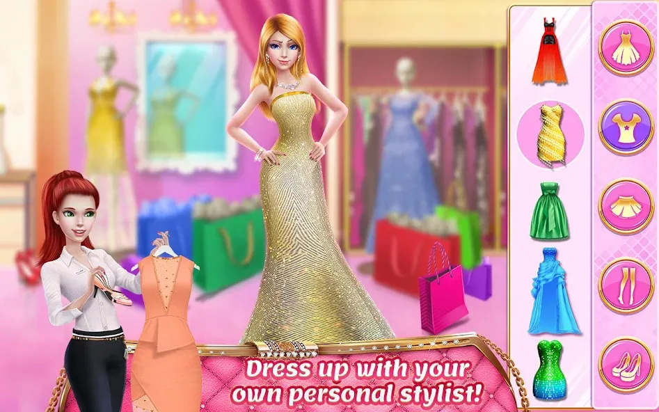 Rich Girl Mall - Shopping Game [MOD: безлимитные деньги и все наряды] Screenshot 1