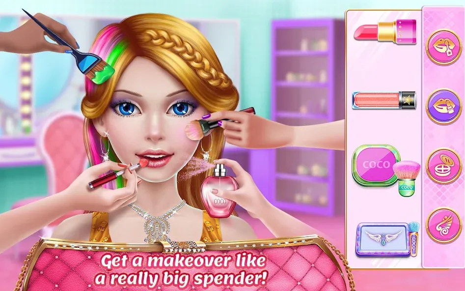 Rich Girl Mall - Shopping Game [MOD: безлимитные деньги и все наряды] Screenshot 3