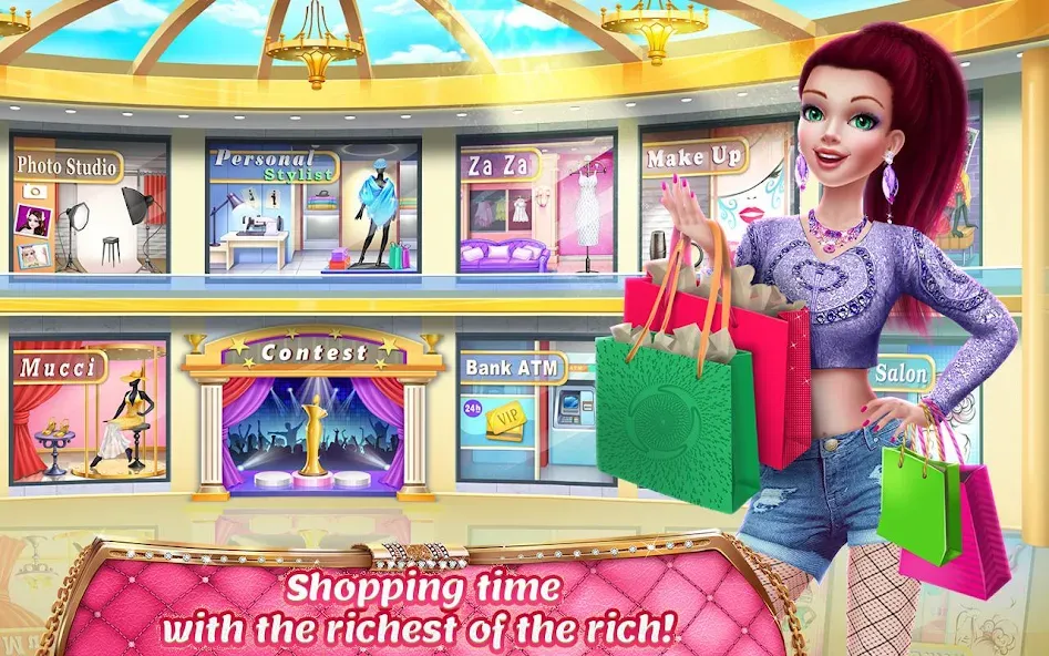 Rich Girl Mall - Shopping Game [MOD: безлимитные деньги и все наряды] Screenshot 4