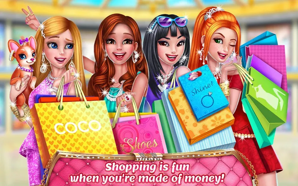 Rich Girl Mall - Shopping Game [MOD: безлимитные деньги и все наряды] Screenshot 5