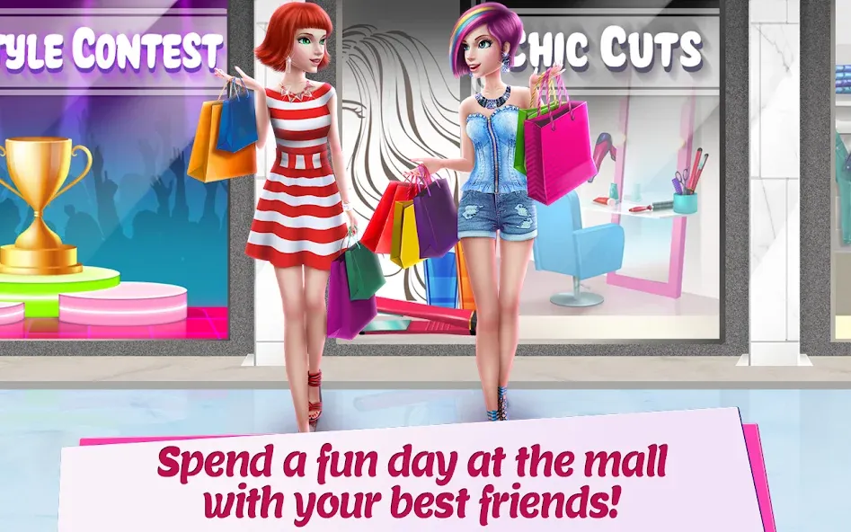 Shopping Mall Girl: Chic Game [MOD: безлимитные деньги и все наряды] Screenshot 2