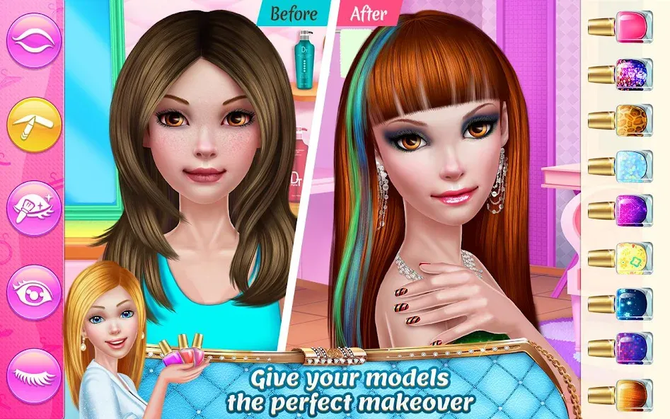 Stylist Girl: Make Me Fabulous [MOD: безлимитные деньги и открыты все уровни] Screenshot 3