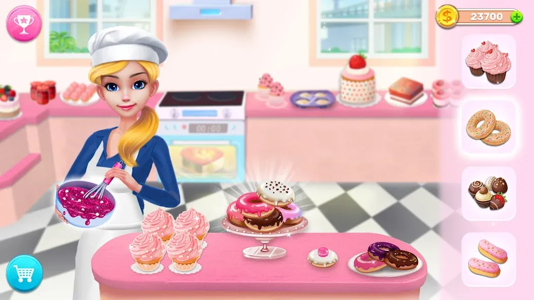 My Bakery Empire: Bake a Cake [MOD: безлимитные деньги и ингредиенты] Screenshot 1