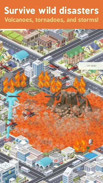 Pocket City Free [MOD: безлимитные деньги и всё открыто] Screenshot 3