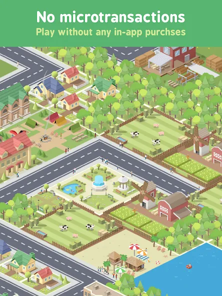 Pocket City Free [MOD: безлимитные деньги и всё открыто] Screenshot 5