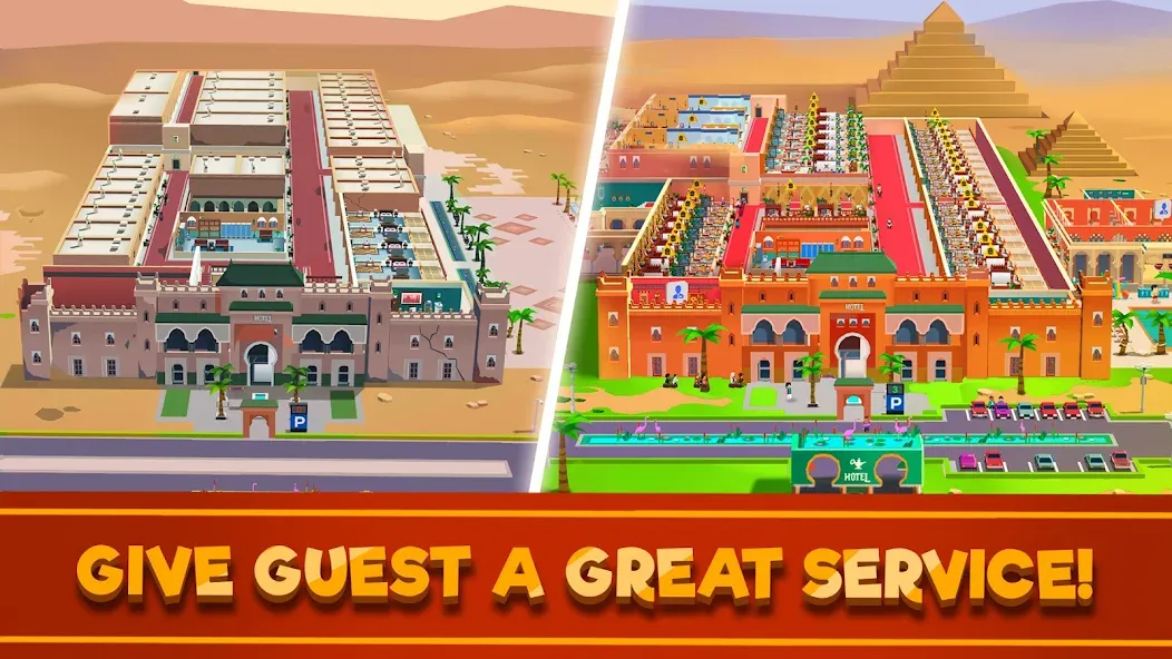Hotel Empire Tycoon－Idle Game [MOD: безлимитные деньги и премиум функции] Screenshot 4