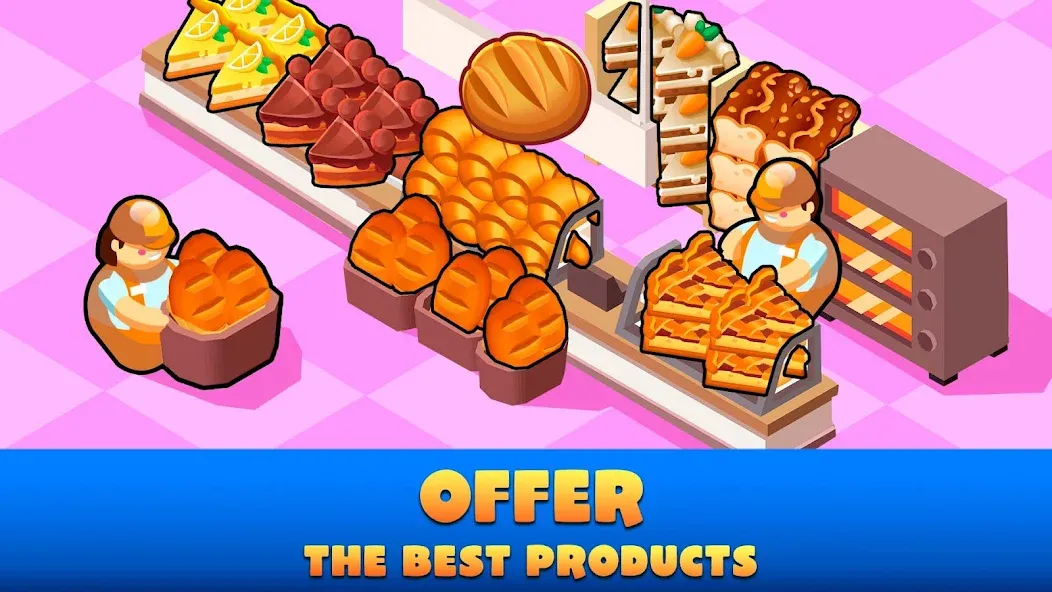 Idle Supermarket Tycoon－Shop [MOD: безлимитные деньги и все улучшения] Screenshot 3