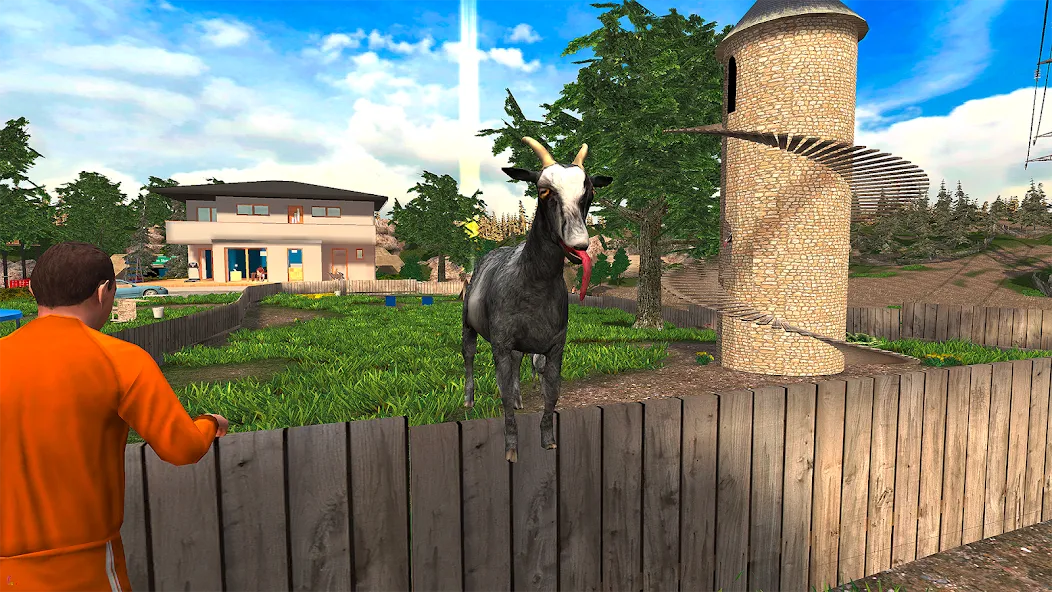 Goat Simulator [MOD: безлимитное здоровье и все козы открыты] Screenshot 1