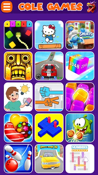 COLE Games [MOD: разблокированы все уровни игры] Screenshot 2