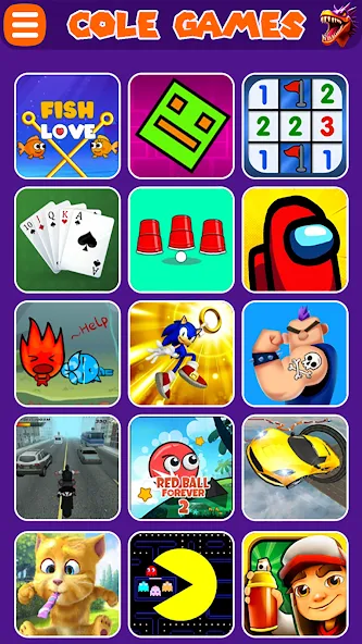 COLE Games [MOD: разблокированы все уровни игры] Screenshot 5
