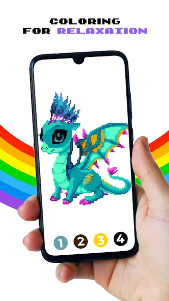 Pixel by Number™ - Pixel Art [MOD: разблокированы все раскраски и уровни] Screenshot 2