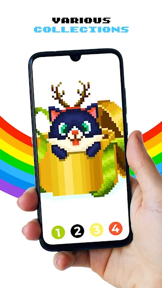 Pixel by Number™ - Pixel Art [MOD: разблокированы все раскраски и уровни] Screenshot 4