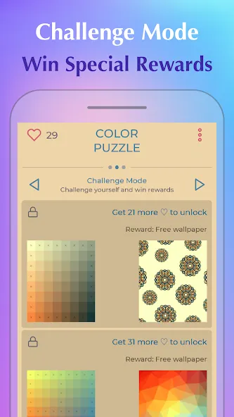 Color Puzzle:Offline Hue Games [MOD: без рекламы и все уровни открыты] Screenshot 5